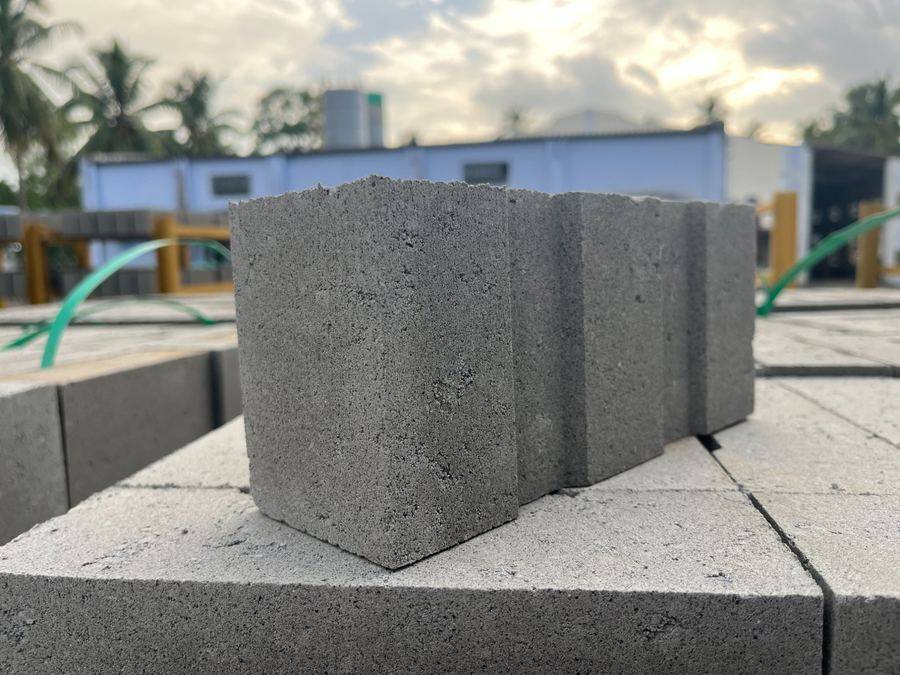 Flyash Blocks at factory